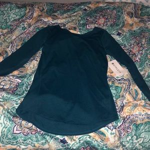 Athleta Long Sleeve Jacquard Top